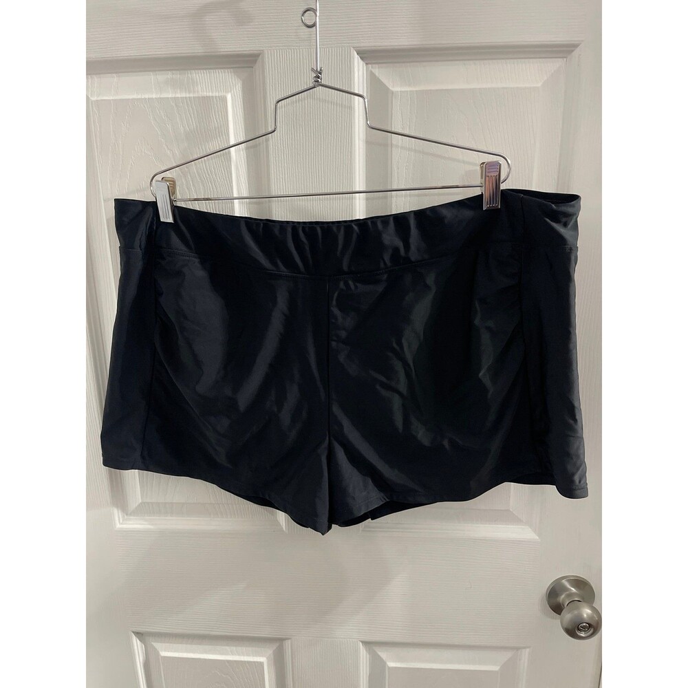 Time And Tru Black Swim Shorts Size 2X (20W-22W)
